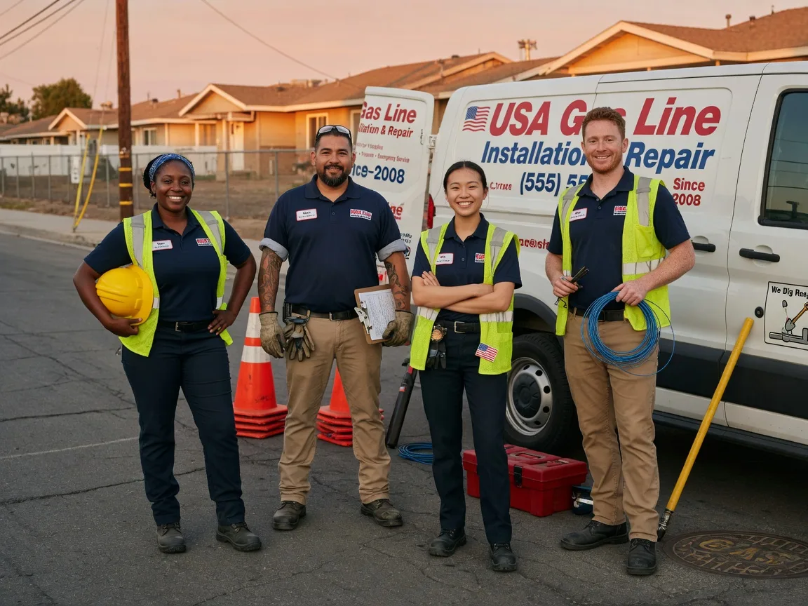 Gas Line Installation company in Holly Springs, NC